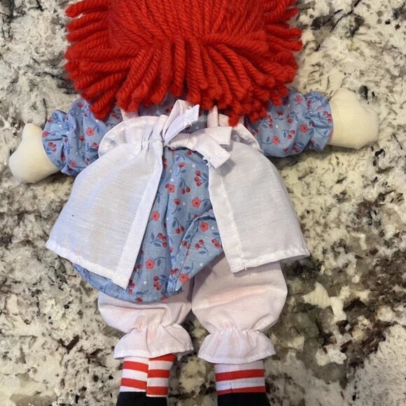AURORA HASBRO RAGGEDY ANN DOLL 13” Soft Plush 2012 MADE IN USA - Picture 5 of 11